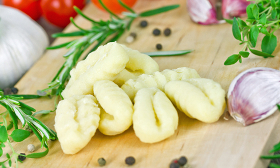 Steal This Recipe� Gnocchi with Meatballs & Pea Tendrils