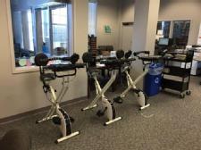 Troy University adds exercise bikes to library