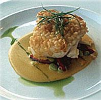 Steal This Recipe� Rice Crusted Alaskan Halibut in Coconut Curry Sauce | Mizuna