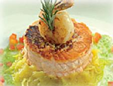Steal This Recipe� Artichoke-Stuffed Salmon, Rosemary Shrimp & Spaghetti Squash | New England Culinary Institute