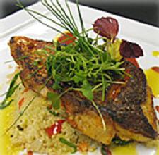 Grilled Achiote Caribbean Red Snapper with Calaloo Pineapple Couscous | The Ritz-Carlton