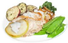 Saut�ed Medallions of Pork with Apples & Goat Cheese | Finely J.P.'s