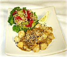 Steal This Recipe� Pepper Scallops with Asian Slaw | The Hangar on the Wharf